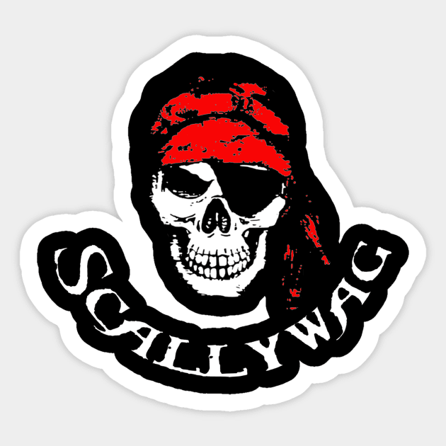 Scallywag! Sticker by Lord Paddy